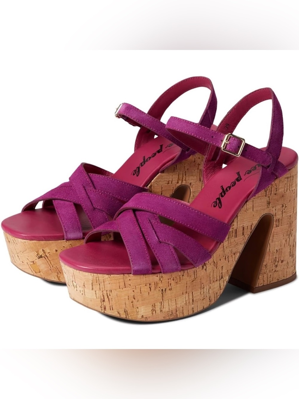 Free People Fuchsia Strappy Women’s Sandals